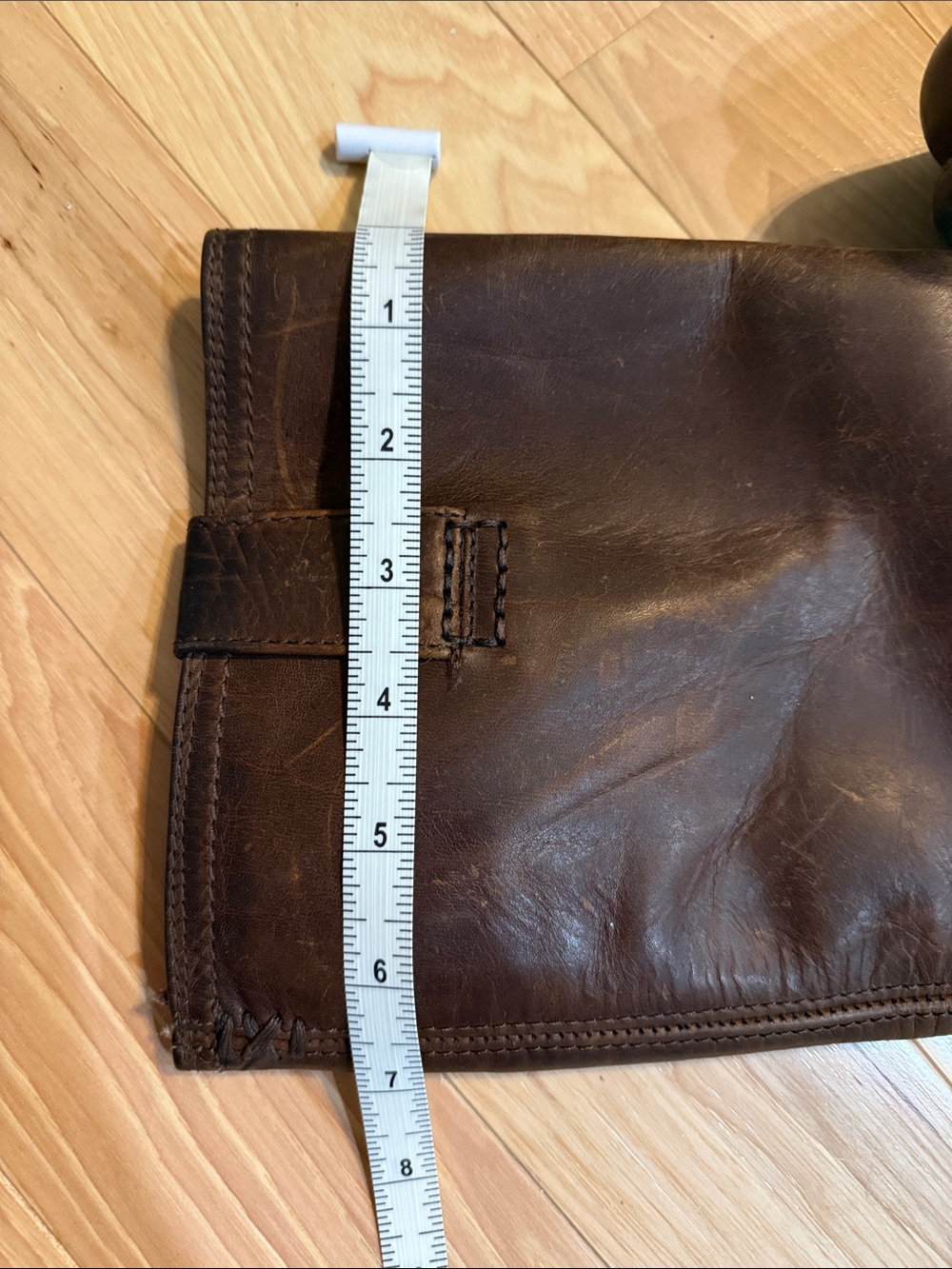 Women’s Frye Brown Leather Tall Riding Boots Size 8 3476414 - Picture 7 of 8